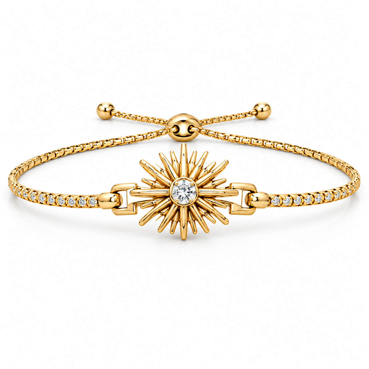 Solar Flare Lock Bracelet design rendering