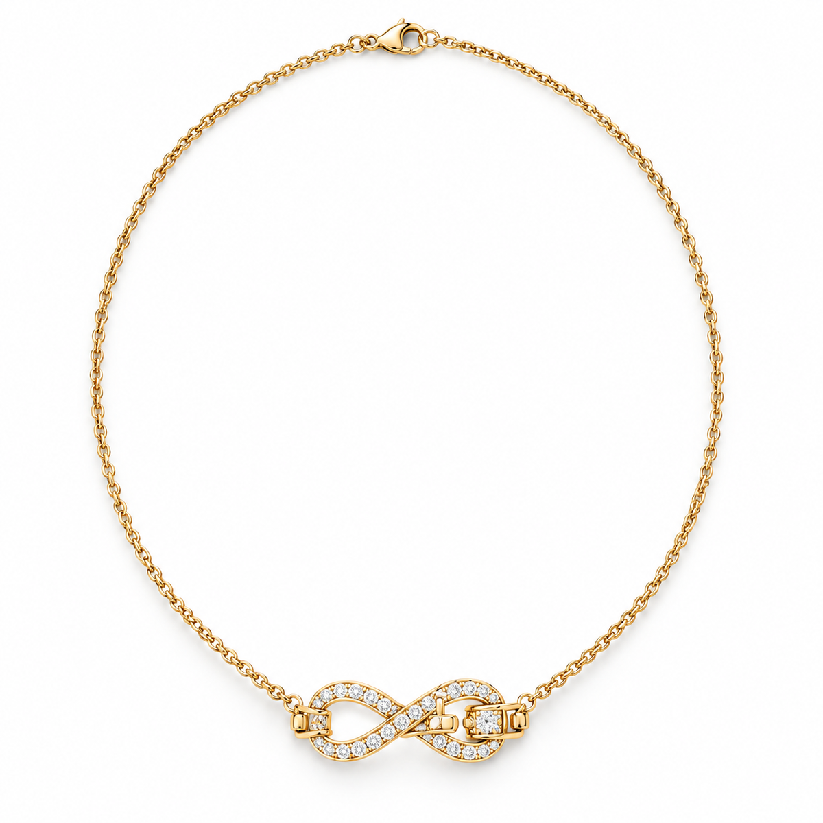 Eternal Loop Necklace design rendering
